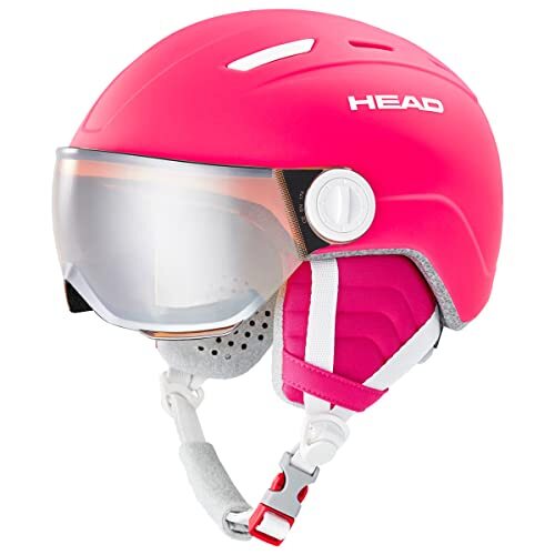 Head Maja Vizier Maja Skihelm voor kinderen, uniseks, roze, XXS