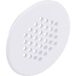 Häfele Grille de ventilation FLOW en plastique blanc rond Ø 48 mm