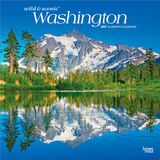 Washington Wild & Scenic 2027 12 X 24 Inch Monthly Square Wall Calendar