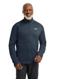 Jack Wolfskin Peak District Full-zip M Midnight Sky Polyester Heren S