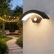 Ecolight Lampe d'extérieur LED avec détecteur de mouvement, 24 Watt, anthracite