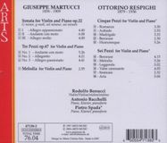 Giuseppe Martucci / O. Respighi - Martucci / Respighi : Works For Violin and Piano
