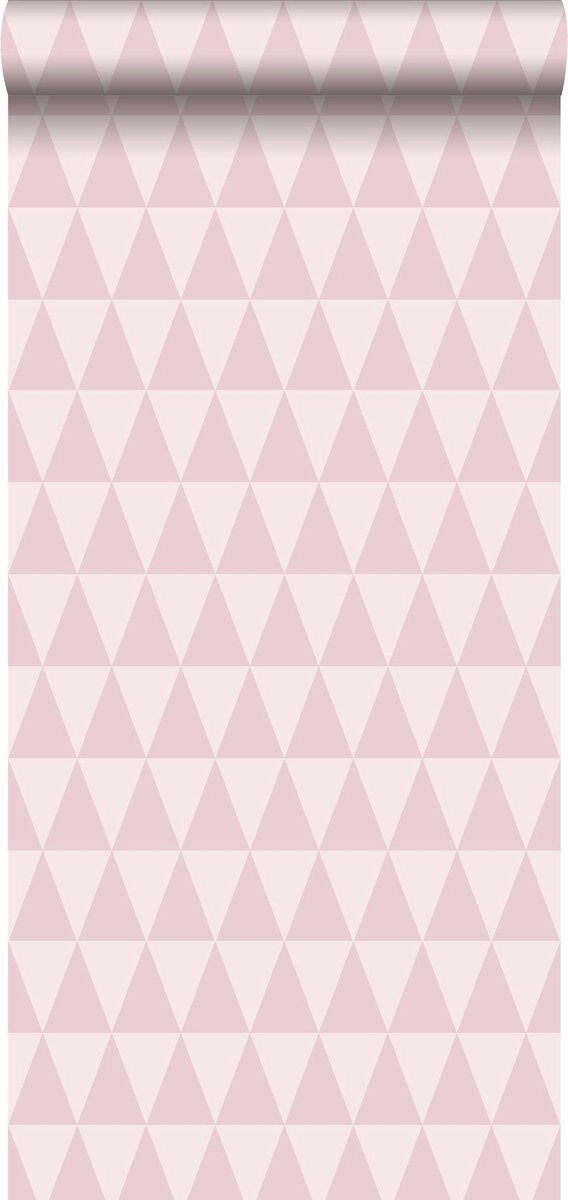 Esta Home behang grafisch geometrische driehoeken lila roze - 148671