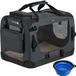 Cadoca Chien & Chat Panier de voyage S - 50x34x36cm - Anthracite