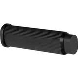 Viefe BROOKLYN Butoir de porte mural en aluminium, Ø 28 x 103 mm noir mat