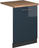 Vicco Fame-Line Vaatwasserfrontpaneel – 60 cm, WB Eik Donkerblauw hoogglans