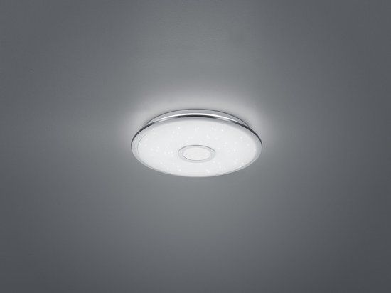 TRIO OSAKA Plafonniere - Chroom - SMD LED - 42 cm - Dimbaar