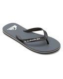 QUIKSILVER Teenslippers 'Molokai Core' donkergrijs / wit