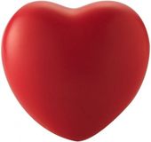 Merkloos / Sans marque Makito Western Europe Stressbal hartje - 1x - rood - 7 cm