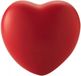 Merkloos / Sans marque Makito Western Europe Stressbal hartje - 1x - rood - 7 cm
