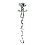 AMAZONAS Plafondhaak kogelgelagerd Power Hook tot 200 kg voor hangstoel incl. verlengketting 78 cm