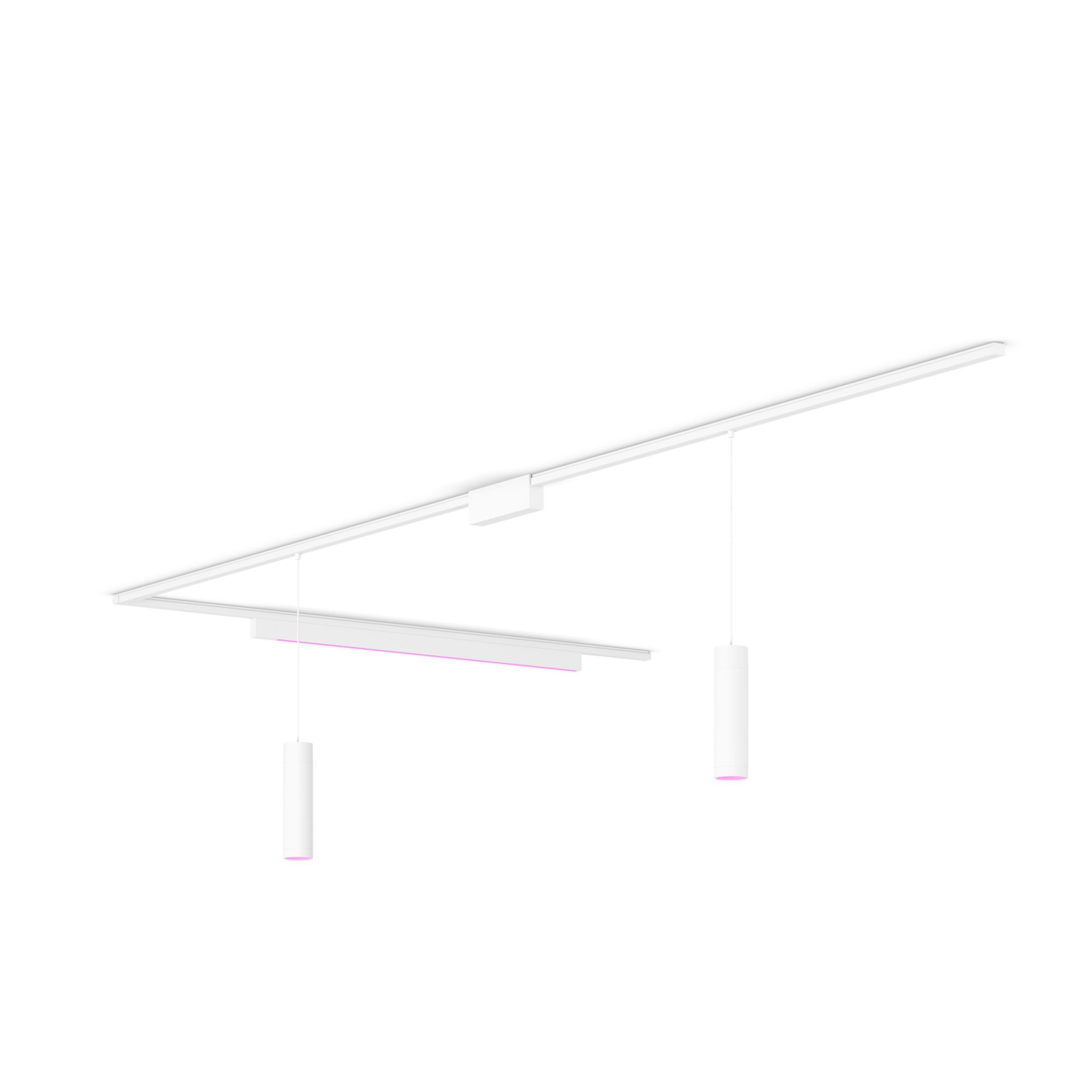 Philips Hue Philips Perifo Basisset Voor L-vormig Plafond (2 Hanglampen, 1 Lichtbalk)