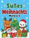 Süßes Weihnachts-Malbuch: Kawaii Tiere und Festliche Winterdesigns für Kinder von 4 bis 8 Jahren