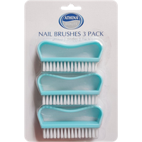 Athena Beauté Athena Plastic Nagelborstels Assorti - 3 stuks