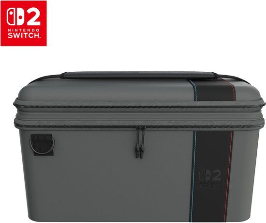 Turtle Beach PlayTrek 2-in-1 Charcoal Black Reishoes, officieel gelicentieerd door Nintendo voor je Nintendo Switch 2
