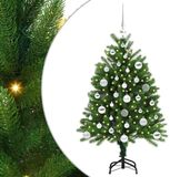 vidaXL Kerstboom met 150 LED, Standaard, Groen, 120 cm, PE