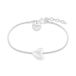 Tamaris Bracelet elegante armband van gepolijst roestvrij staal, zilver, slangenketting, verstelbaar tot 21 cm, waterdicht en huidvriendelijk