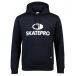 SkatePro Sweat à capuche technique (M - Noir / Blanc)