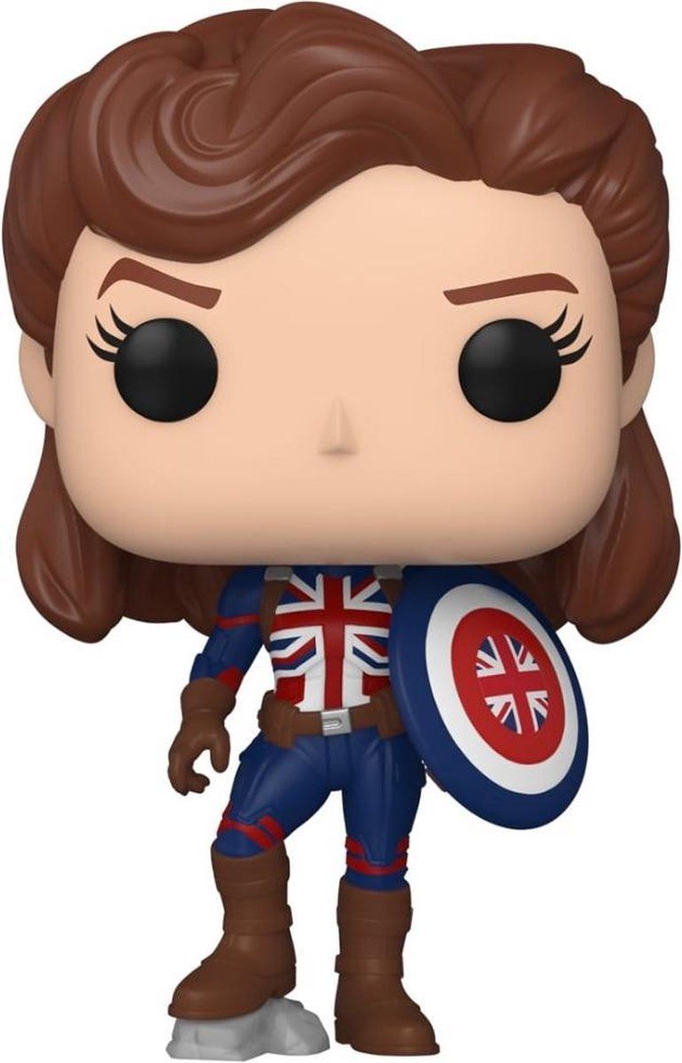 Funko Pop! Marvel: What If - Captain Carter Bobble-Head 870