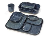 Serax Merci La Nouvelle Table Extra Diep Bord M Blauw/Grijs 8 stuks