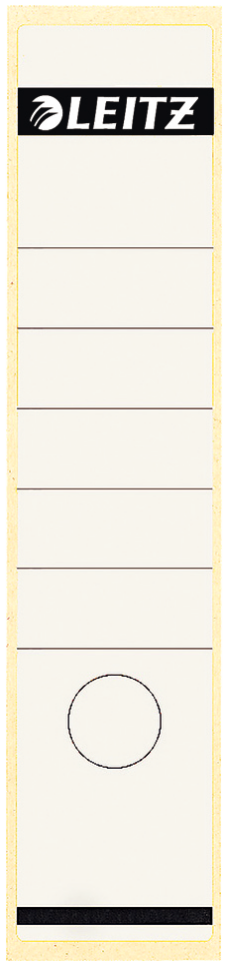 Leitz Zelfklevende rugetiketten - wit - papier - 61mm x 285mm