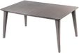 Allibert Lima table de jardin 157x98xH74 cm - cappuccino
