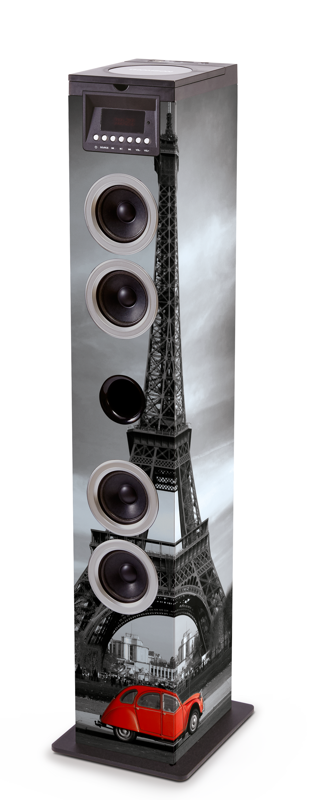 BigBen vloerstaande luidspreker met Eiffeltoren multi