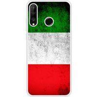 P30 Lite Drapeau Italie Bedrukt siliconen hoesje