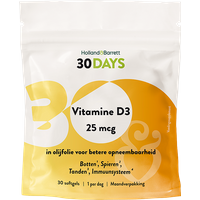 Holland & Barrett 30DAYS Vitamine D3 25mcg - 30 softgels