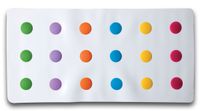 MUNCHKIN Leuke badmat met stippen - 70 x 37 cm - Unisex