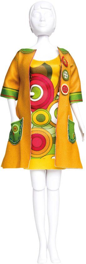 DYD Dress Your Doll - Making Couture Outfit kit Betty Funky - Voor pop van 29cm - PN-0164634