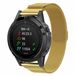 By Qubix Qubix Milanese Bandje - Goud - 26mm Quickfit - Geschikt voor Garmin Quatix 8 - 51mm