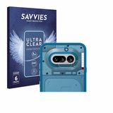 Savvies Screenprotector voor Nothing Phone (4a) (ALLEEN Camera Lens) - Folie Beschermfolie transparant 6 Stuks