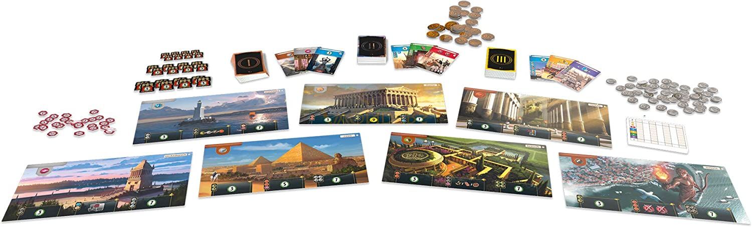 Asmodee 7 Wonders - Bordspel - 3-7 spelers - Vanaf 10 jaar - Meerkleurig