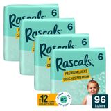 ZURU Rascals Premium Luiers, Maat 6, 96 Stuks