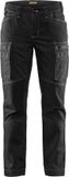 Blåkläder Dames Service Werkbroek Stretch 7159-1142 - Zwart - Maat 34