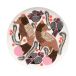 Marimekko Assiette Oiva Ketunmarja Ø20 cm Blanc-bronze-rose-pétrole