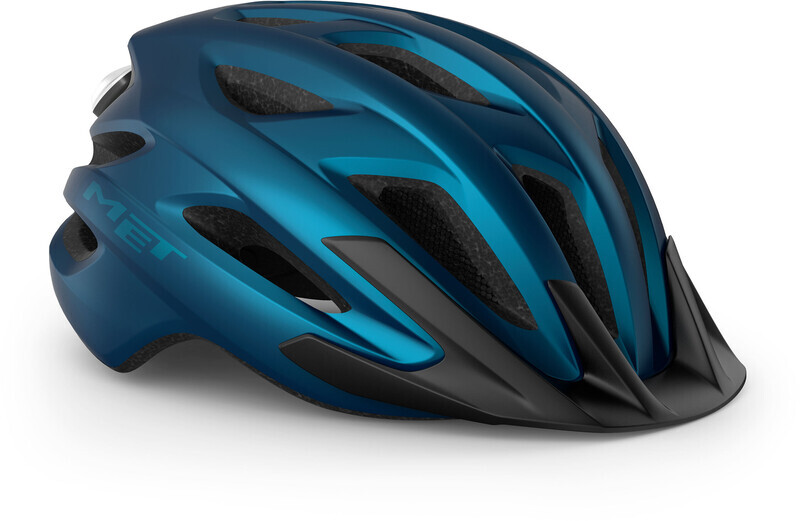 MET Crossover Helmet, blauw