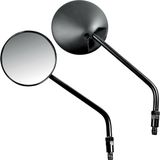 Lampa Paar Achteruitkijkspiegels Motor - Stuur Montage - M10 - 2 Stuks - Zwart Classic