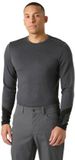 Helly Hansen Lifa Merino Midweight Crew Manche Longue Couche de Base Gris L Homme