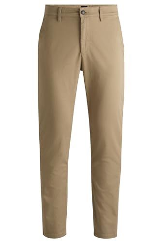 BOSS Men's Chino Trousers - Tapered Fit - Light/pastel Brown - 35W x 34L