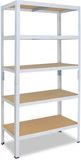 Shelfplaza HOME metalen stellingkast - 230x110x60 cm - wit - 5 planken