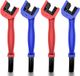 Frevoitna 4-pack brosse de nettoyage de chaîne rouge et bleu