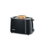 SEVERIN Automatik-Toaster, Inkl. Brötchen-Röstaufsatz, 2 Röstkammern, 700 W, AT 2287, Schwarz