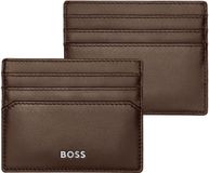 HUGO BOSS Leren Kaarthouder Classic Smooth Card Holder Brown Bruine