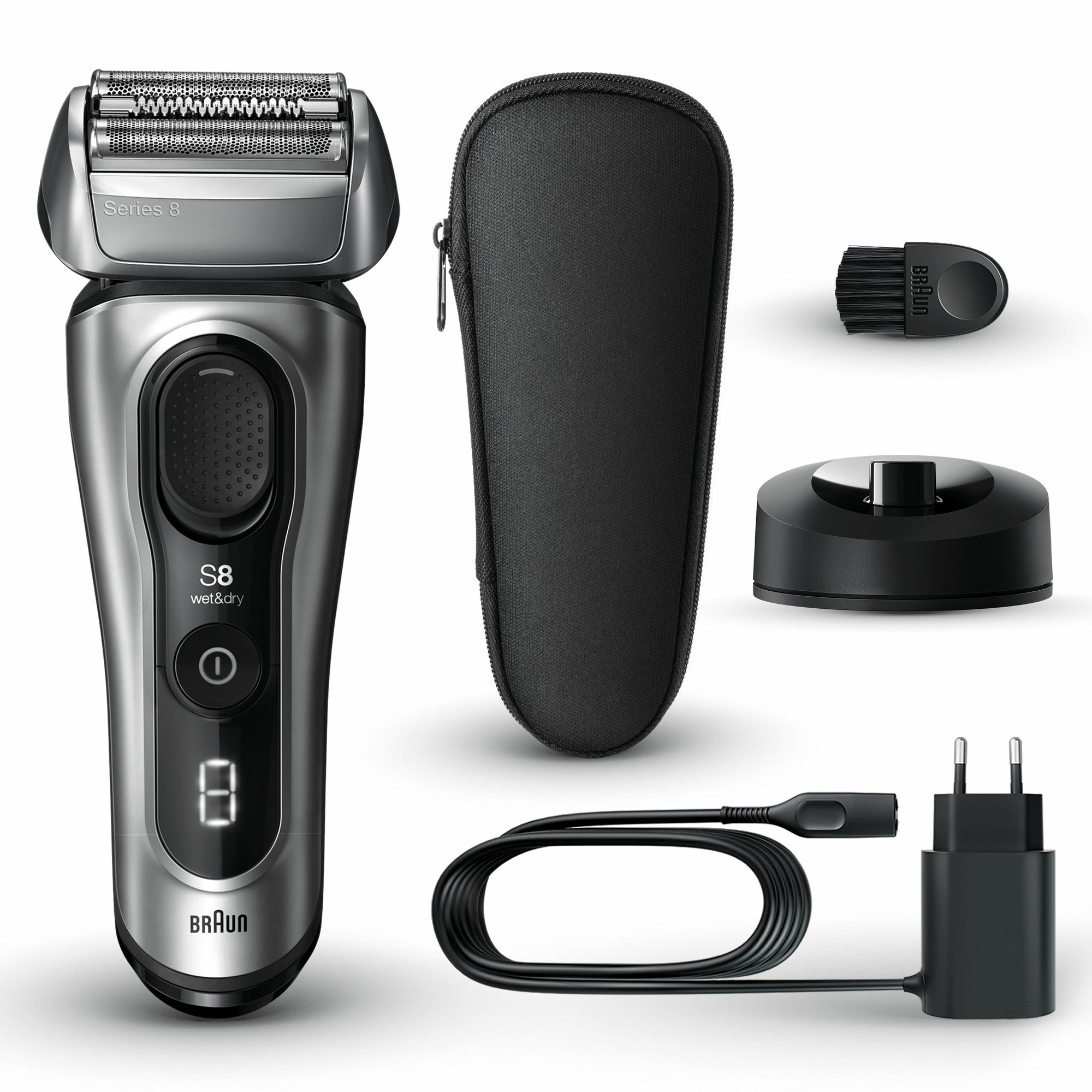 Braun Series 8 8517s Elektrisch Scheerapparaat - Zilver
