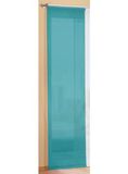 Gardinenbox Transparant effen paneel/schuifgordijn met accessoires 85589, turquoise, 245 x 60 cm