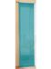Gardinenbox Transparant effen paneel/schuifgordijn met accessoires 85589, turquoise, 245 x 60 cm