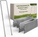 Goodivery® - Tapis de sol - Lot de 50 - Inoxydable - Argent
