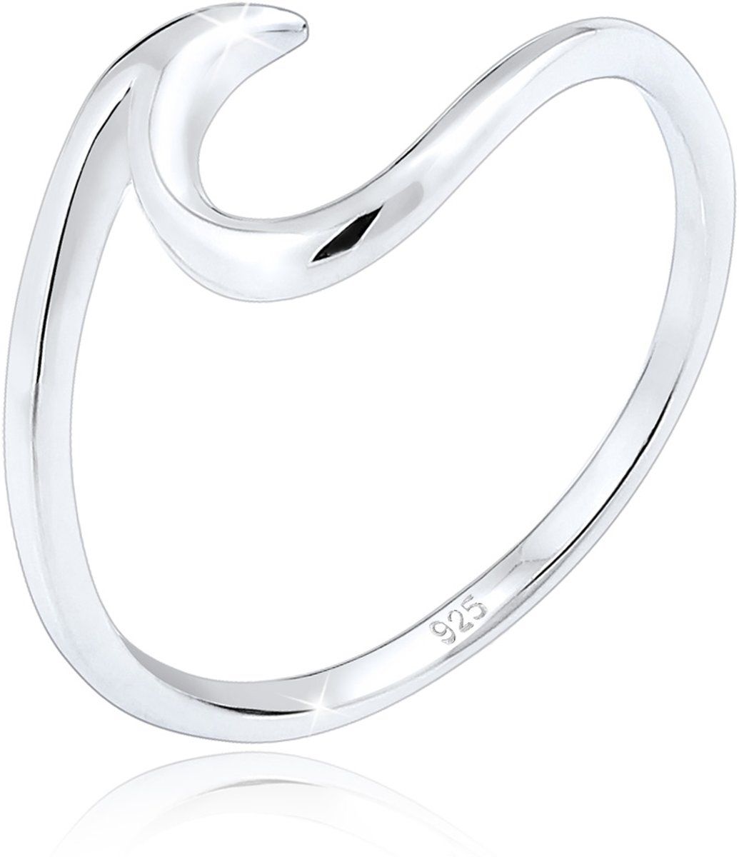 Elli Ring Golven Wave Strand Maritiem 925 Zilver - 4050878545352